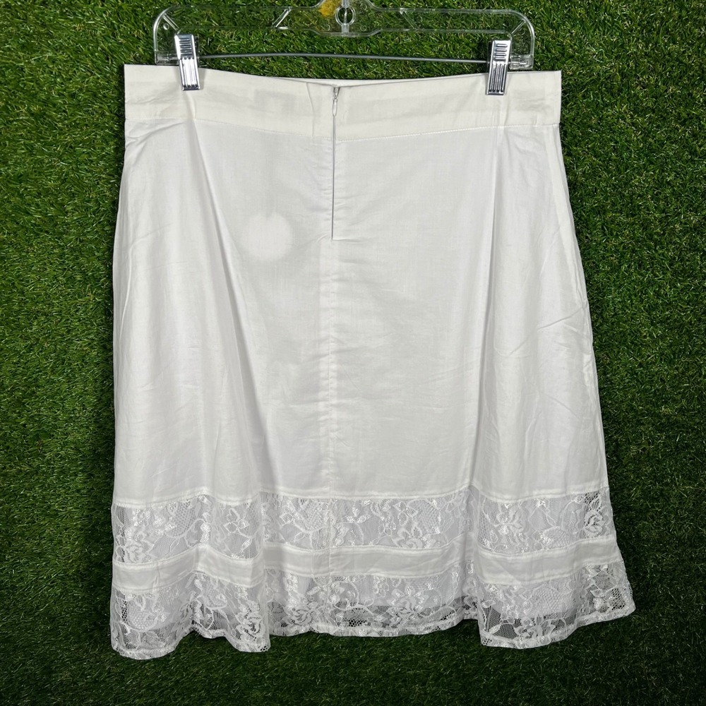 Diviine Modestee Sweet Innocence White Lace Band Skirt Size 8‎ SI-S-00105